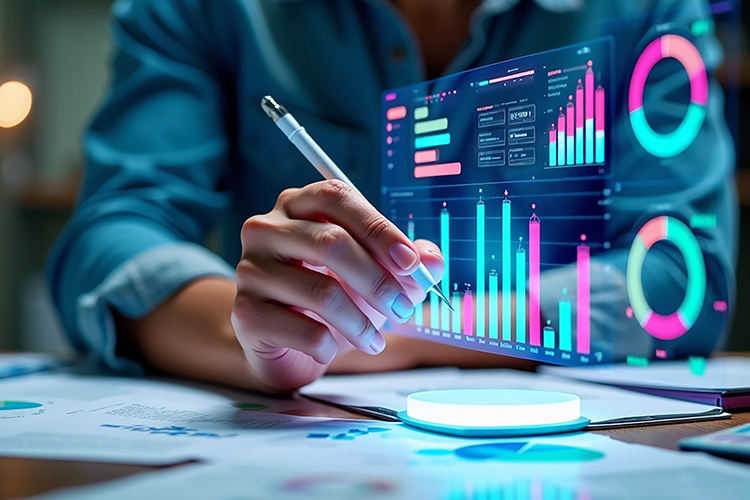 Painéis inteligentes: como visualizar resultados de marketing em tempo real com IA e análise de dados